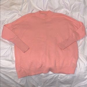 CASHMERE OVERSIZED PINK SWEATER